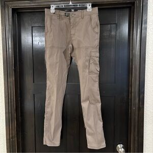 PrAna Mens Stretch Breathable Cargo Pants 30/34